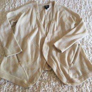 Bobeau Petite Small Sweater Wrap Cream S